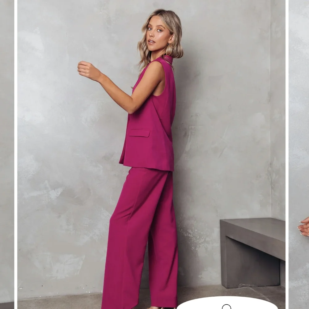 VICI Pocketed Vest - Magenta - Picture 5 of 9